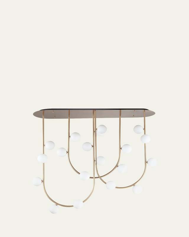 x Nina Magon design from Studio M Contour 19-Light Fixed Stem Ceiling Light 3000K